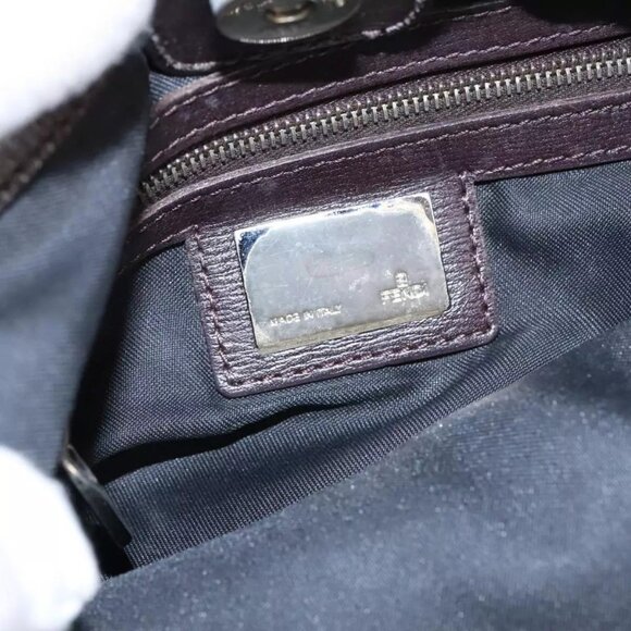 FENDI Hand Bag Canvas Brown Auth - Picture 13 of 16